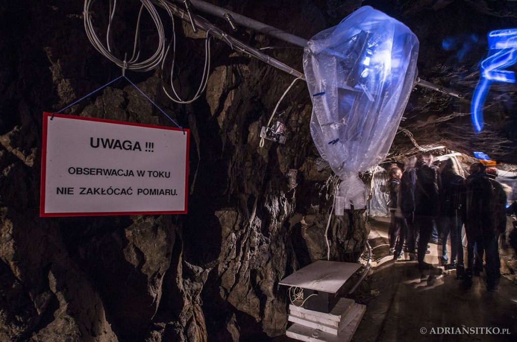 Podziemne tunele Zamku Książ - część należąca do Laboratorium Geodynamicznego.
